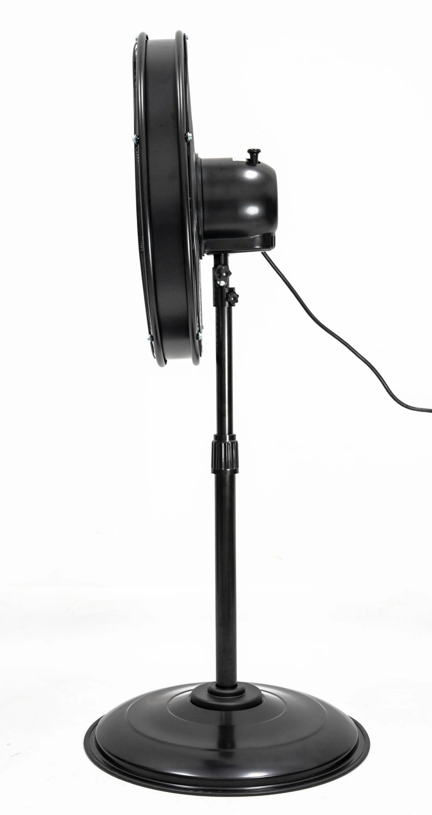 Utilitech 20-in High Velocity Indoor Oscillating Pedestal Fan, in Black|16343