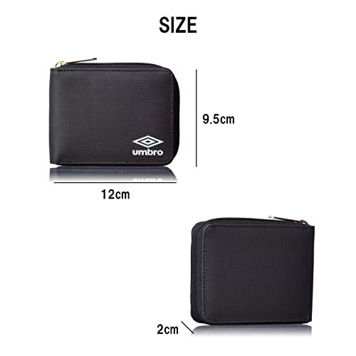 for Men Zip Around Bi-Fold Minimalist Slim