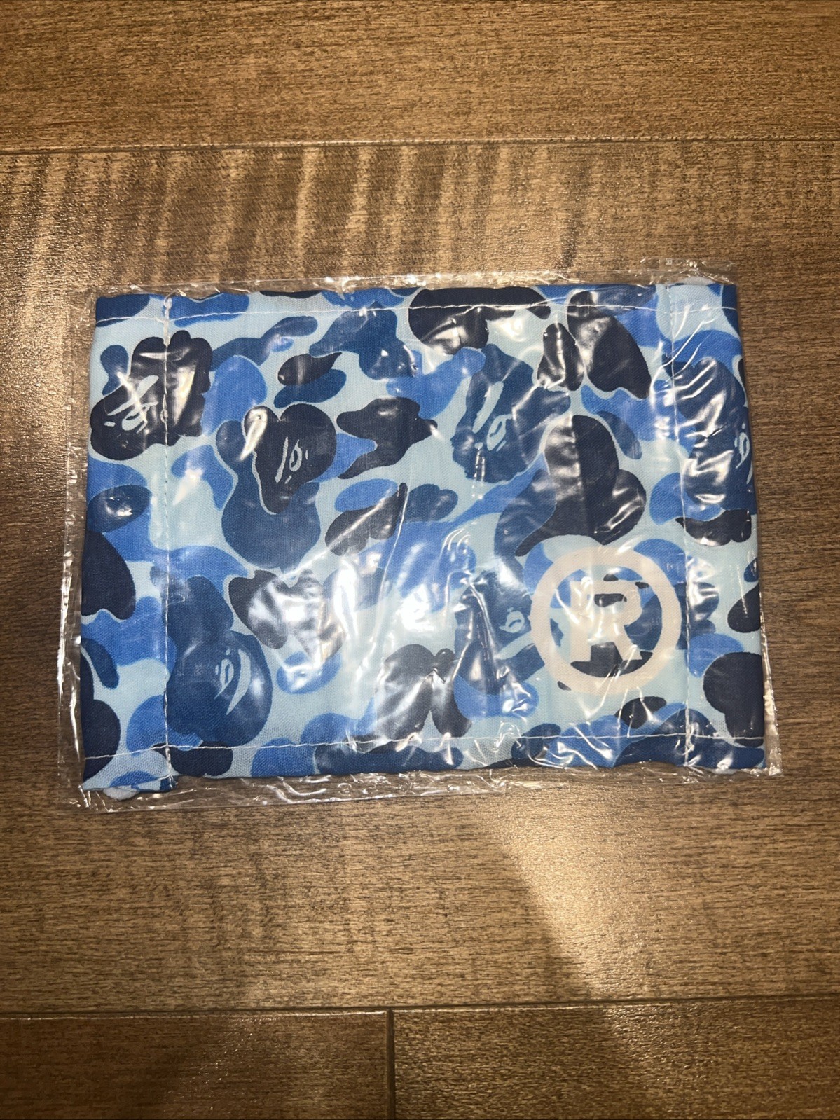 Rare A Bathing Ape BAPE Vintage Blue Camo Face Mask 2000s