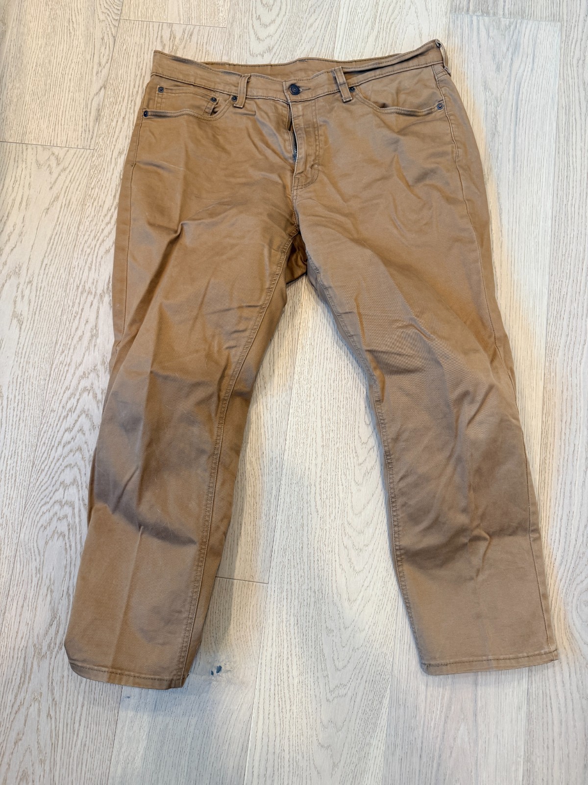 Levi’s 541 Athletic Taper Pants Mens 36×30 Brown Cotton Casual