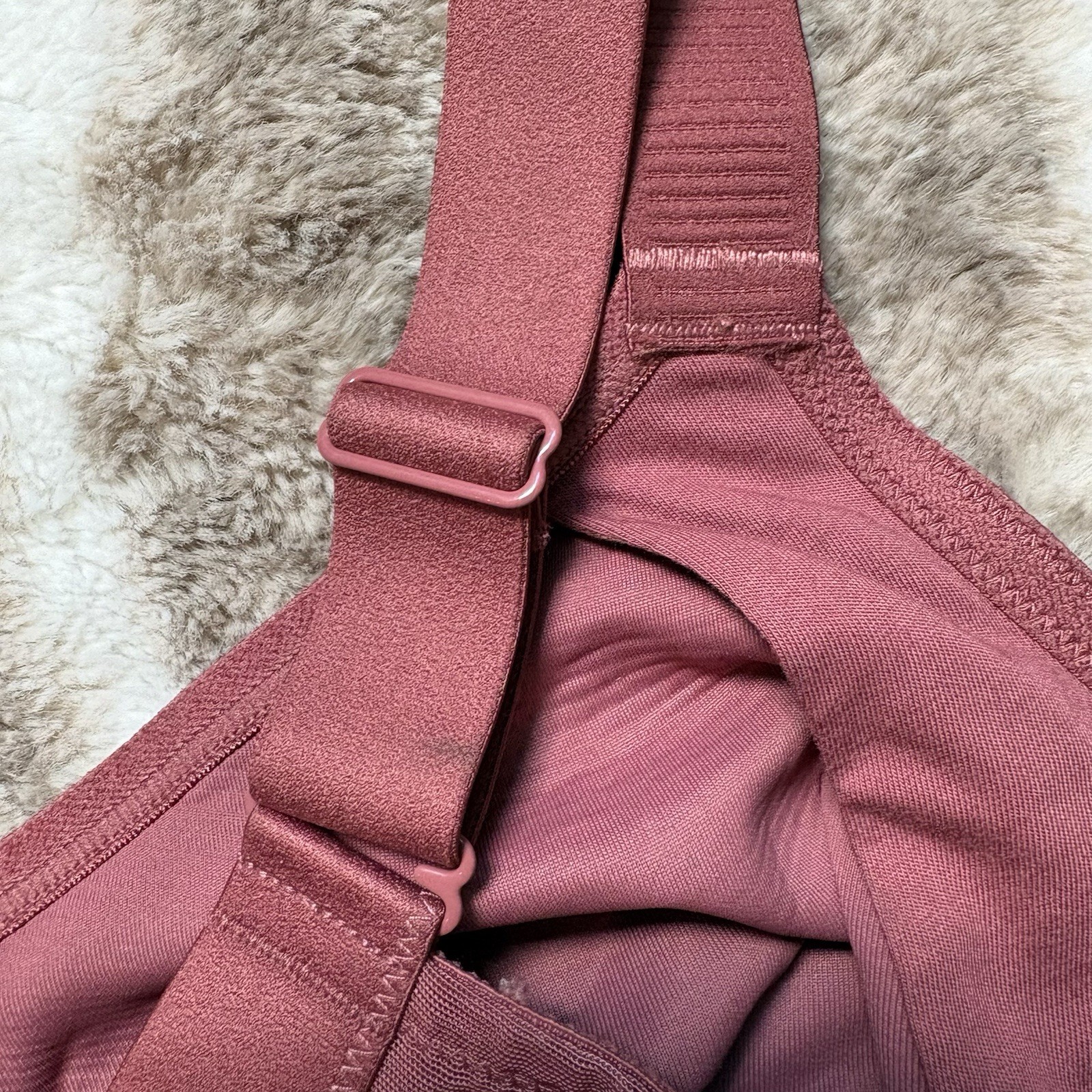 Understance Anti-chafe Cooling Wireless Unpadded Demi Bra Merlot Size: 30J