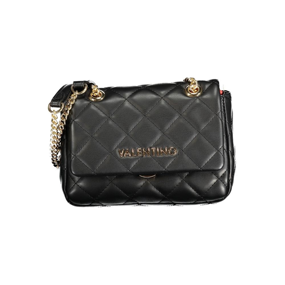 Mario Valentino Nero Polyurethane Women’s Bag 100% Authentic – VA-29933