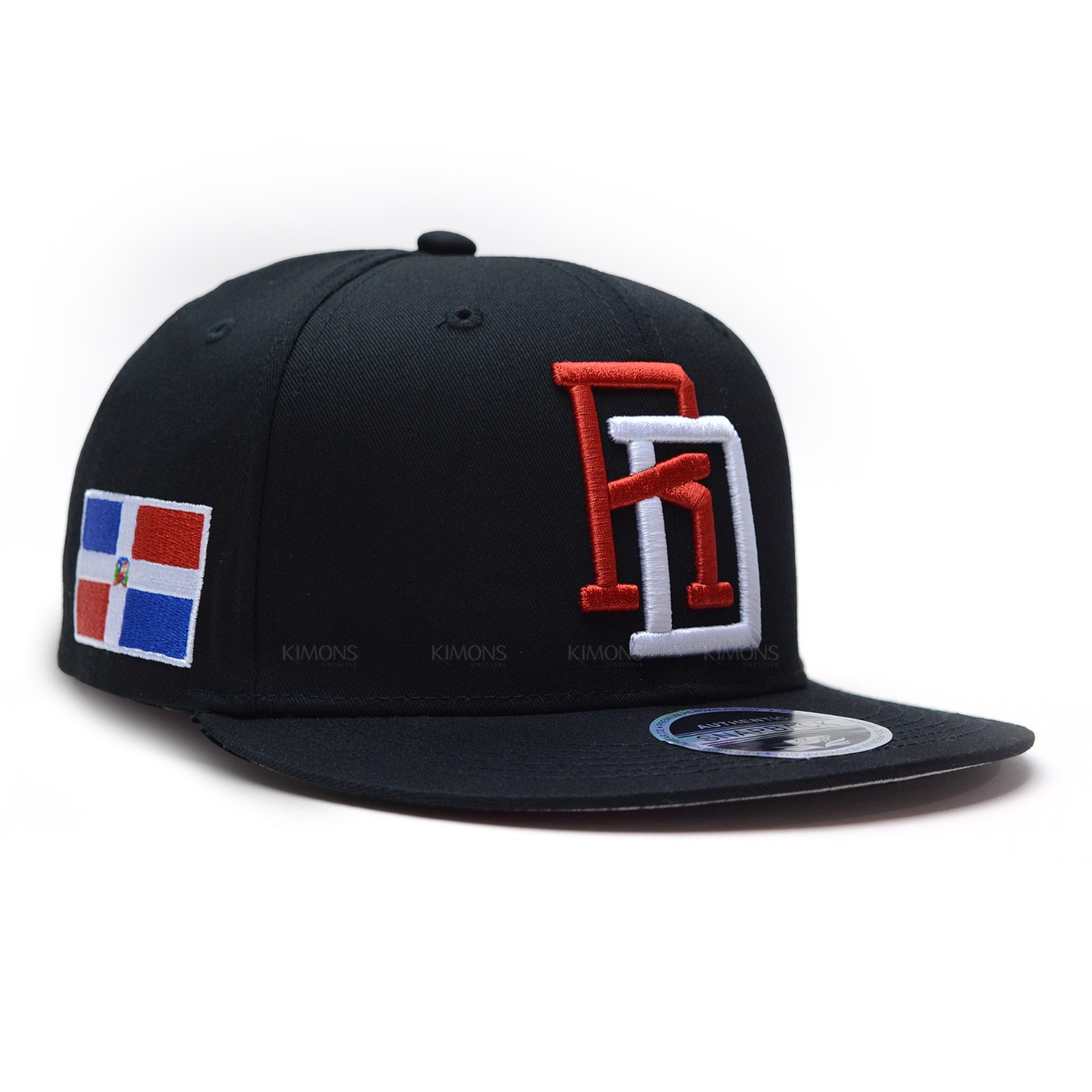 Republica Dominicana RD Snapback Hat 2026 3D Embroidery Black Cap Flag DR Cotton