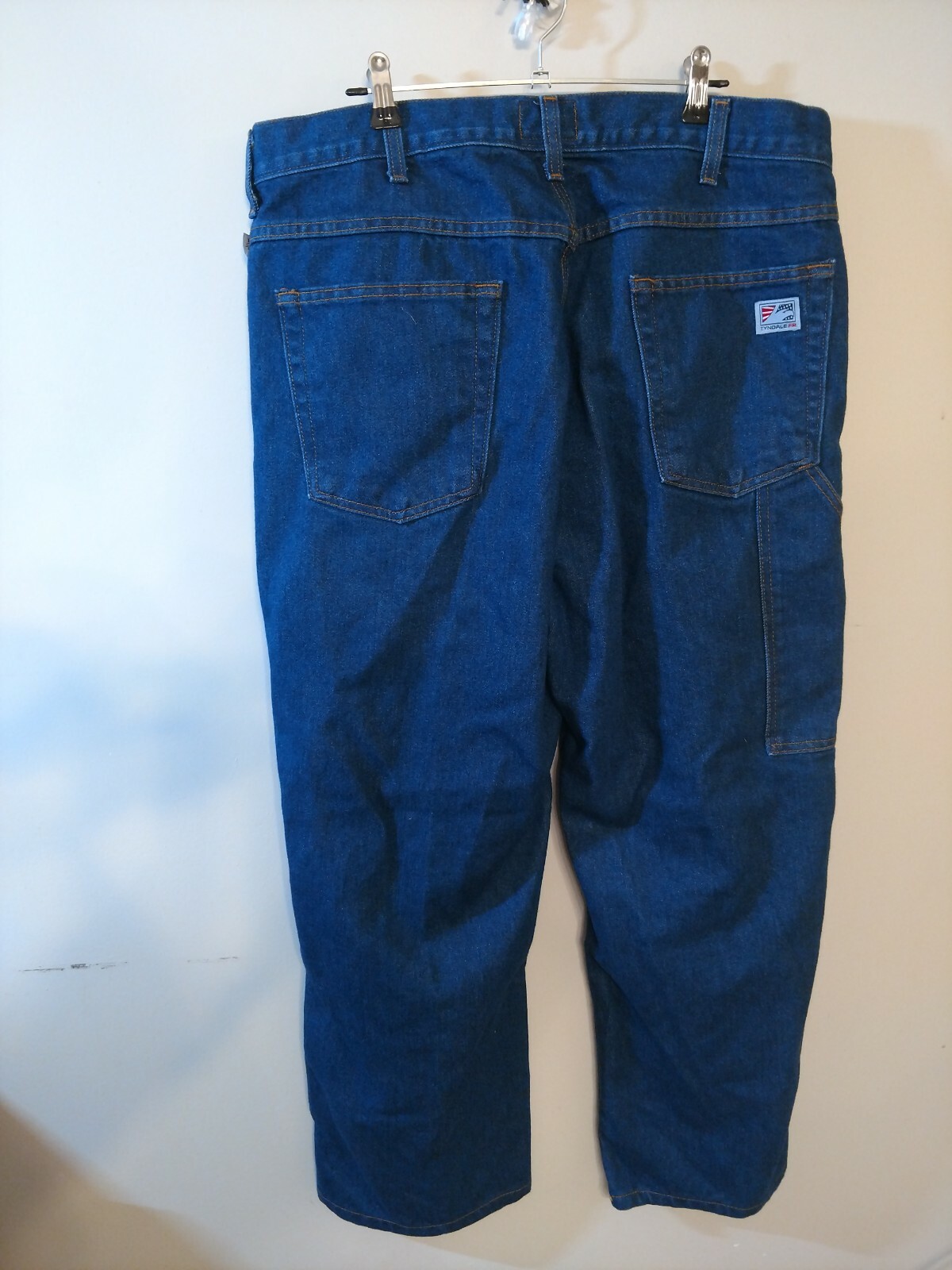 Tyndale FR Flame fire resistant mens jeans 35×28 USA Made f290t blue