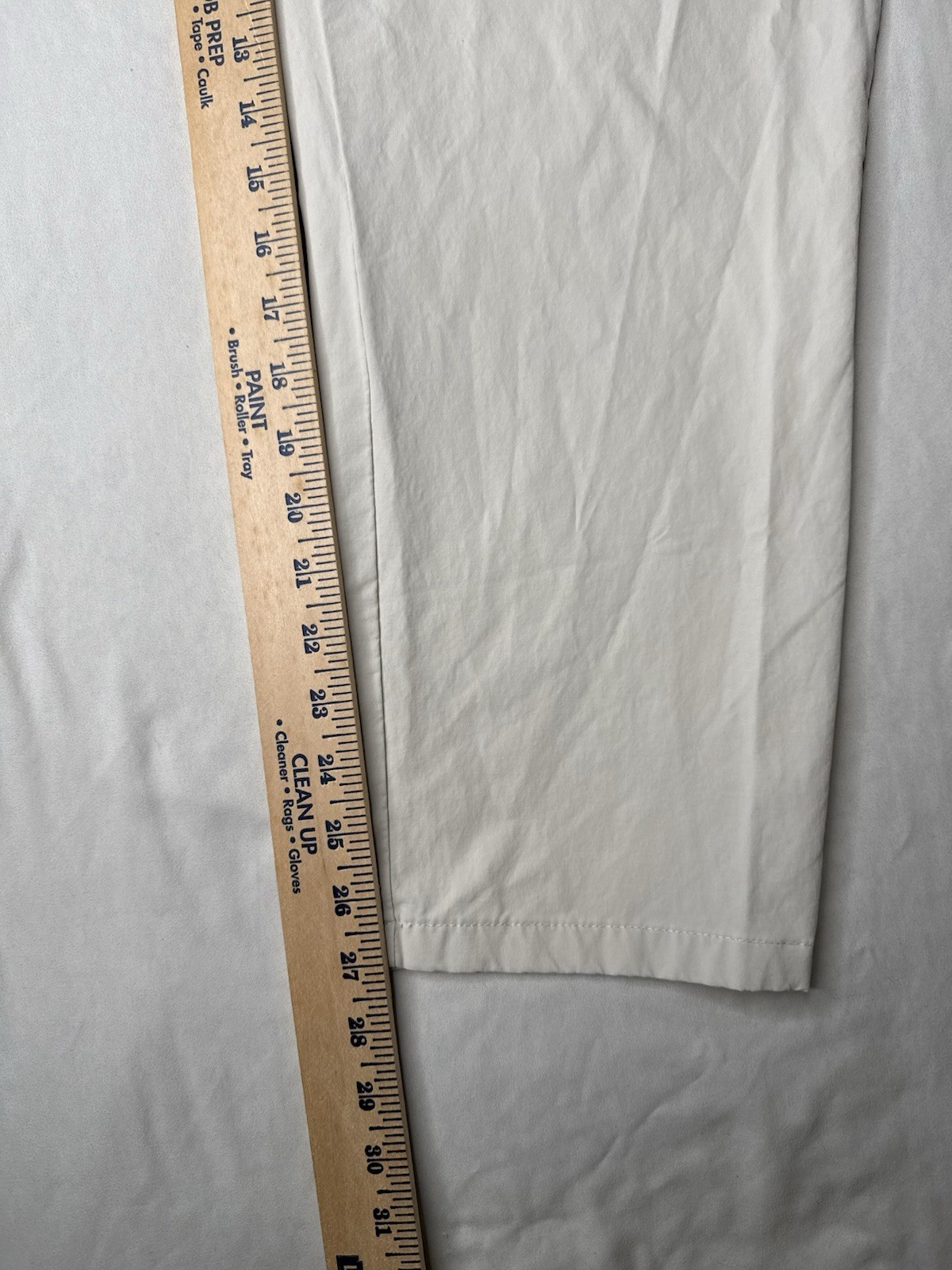 Vineyard Vines Stone Off White Performance Flat Front Stretch Pants Size 40×32