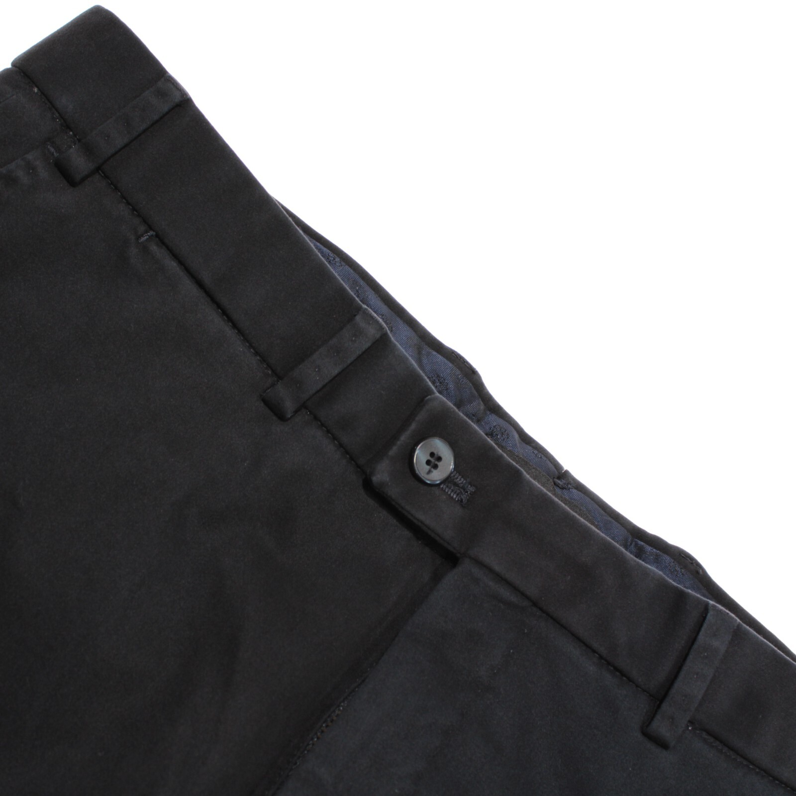 Hiltl NWD Cotton Blend Chinos / Casual Pants Size ~36 US Dayne In Solid Blue