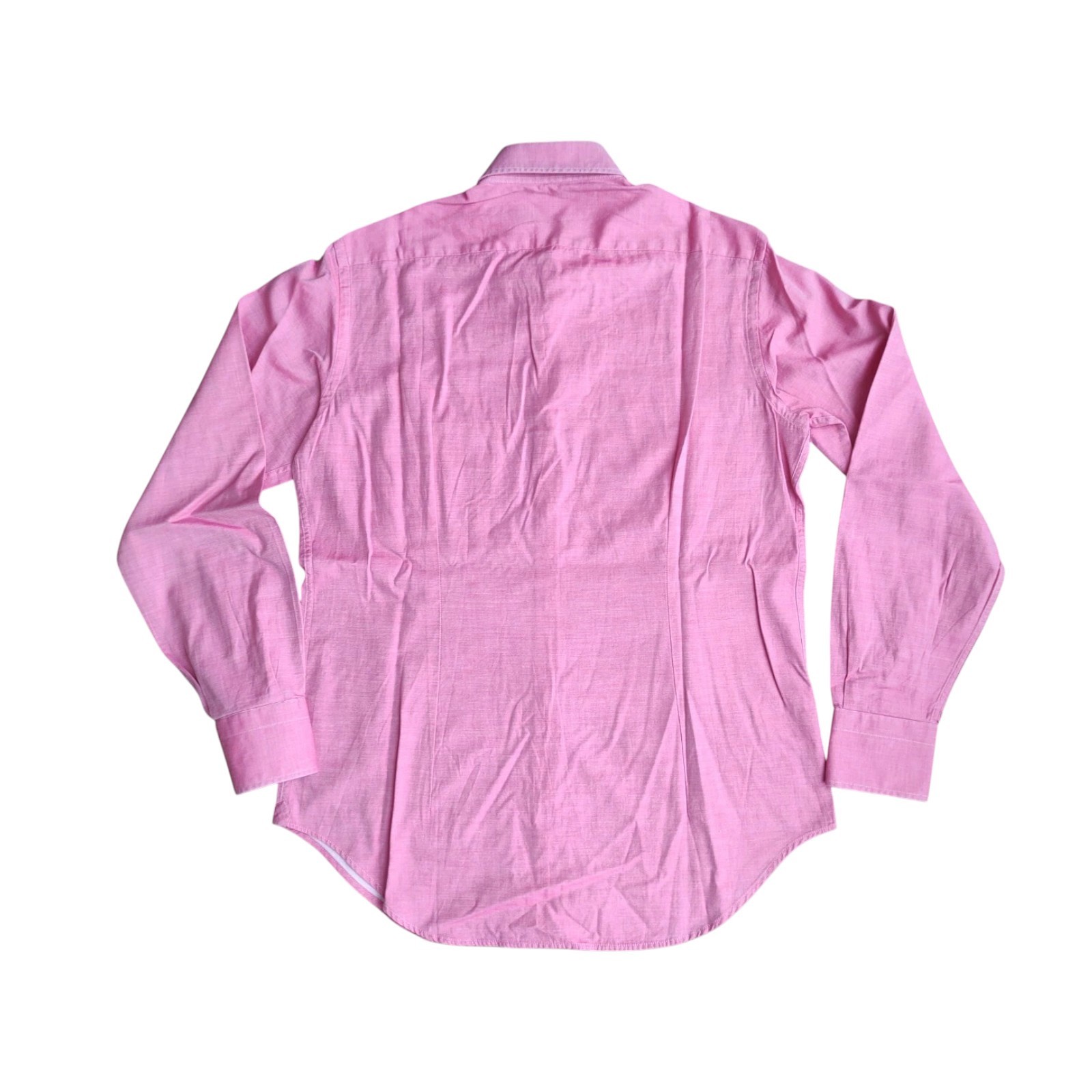 Hungarian men’s pink solid color shirt made in Italy size 39/15.5