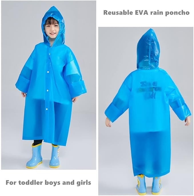 Unisex Adult Waterproof Raincoat Rain Coat Hooded Jacket Poncho Rainwear Camping