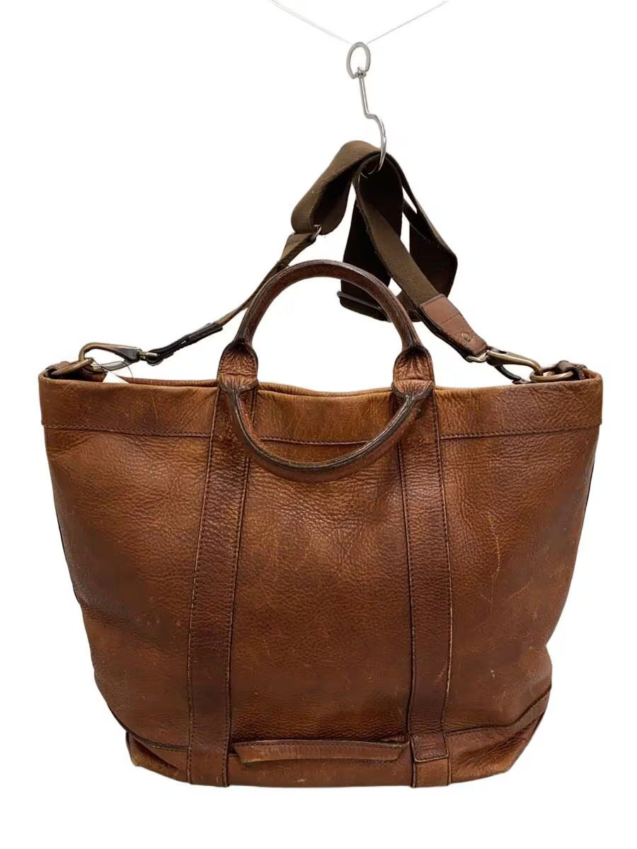PORTER Shoulder Bag Leather BRW Solid