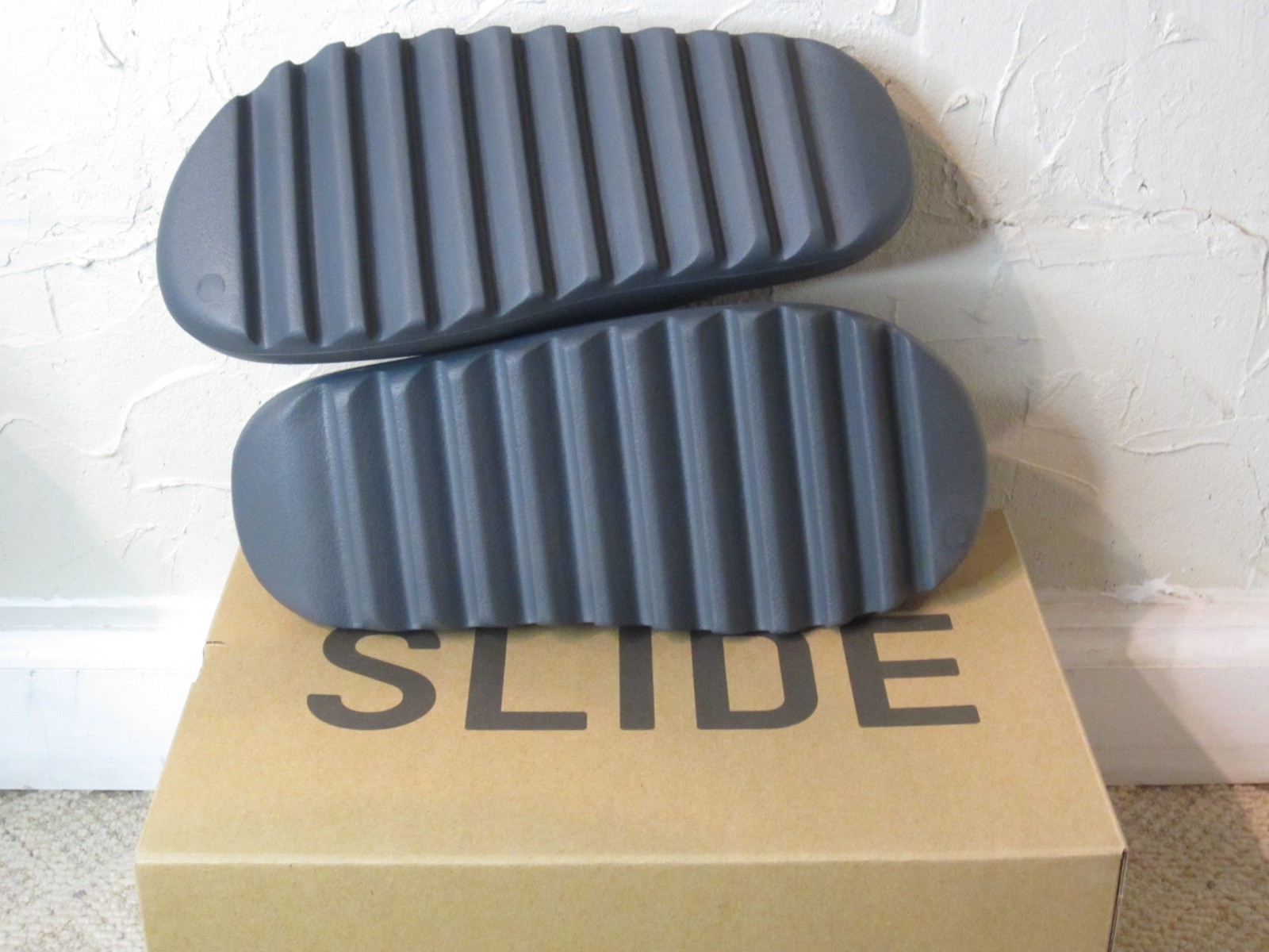 adidas Yeezy Slide Slate Grey Men’s Size 11 NEW! ID2350 2024 Lifestyle Sandal