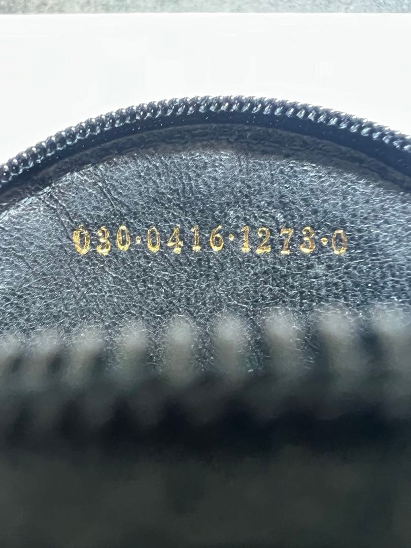 GUCCI coin case round type black