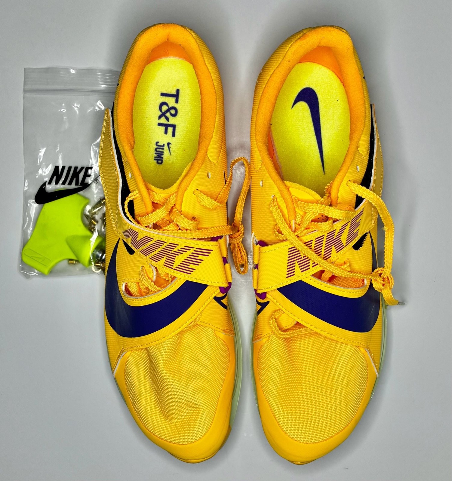 Nike Air Zoom LJ Elite Citron Pulse Track Spikes FZ9326-800