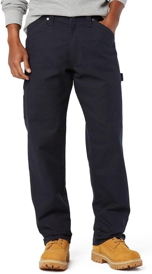 Levi Strauss Signature Gold Men’s Carpenter Jeans SZ 34X34 (Black)