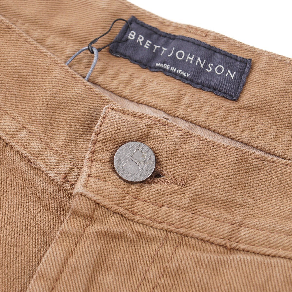Brett Johnson Trim Straight Fit Light Brown-Tan Denim Jeans 32×34 NWT