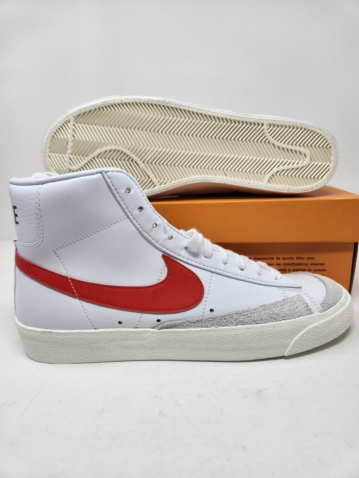 Nike Blazer Mid ’77 Vintage Mismatched Swoosh Blue Red BQ6806-117 Men’s Sizes