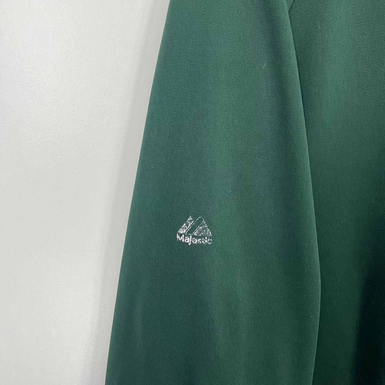 Majestic Oakland Athletics Therma Base Pullover Green Mens XL MLB Baseball Logo