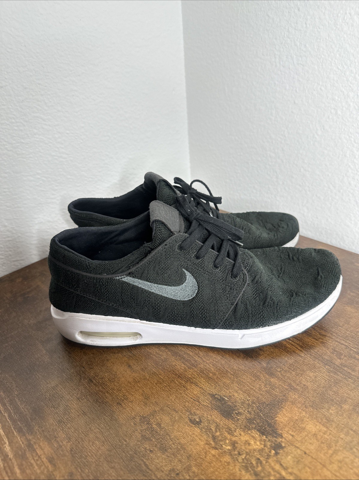Nike SB Air Max Stefan Janoski 2 Men’s Black Skateboarding Shoes Size 10.5