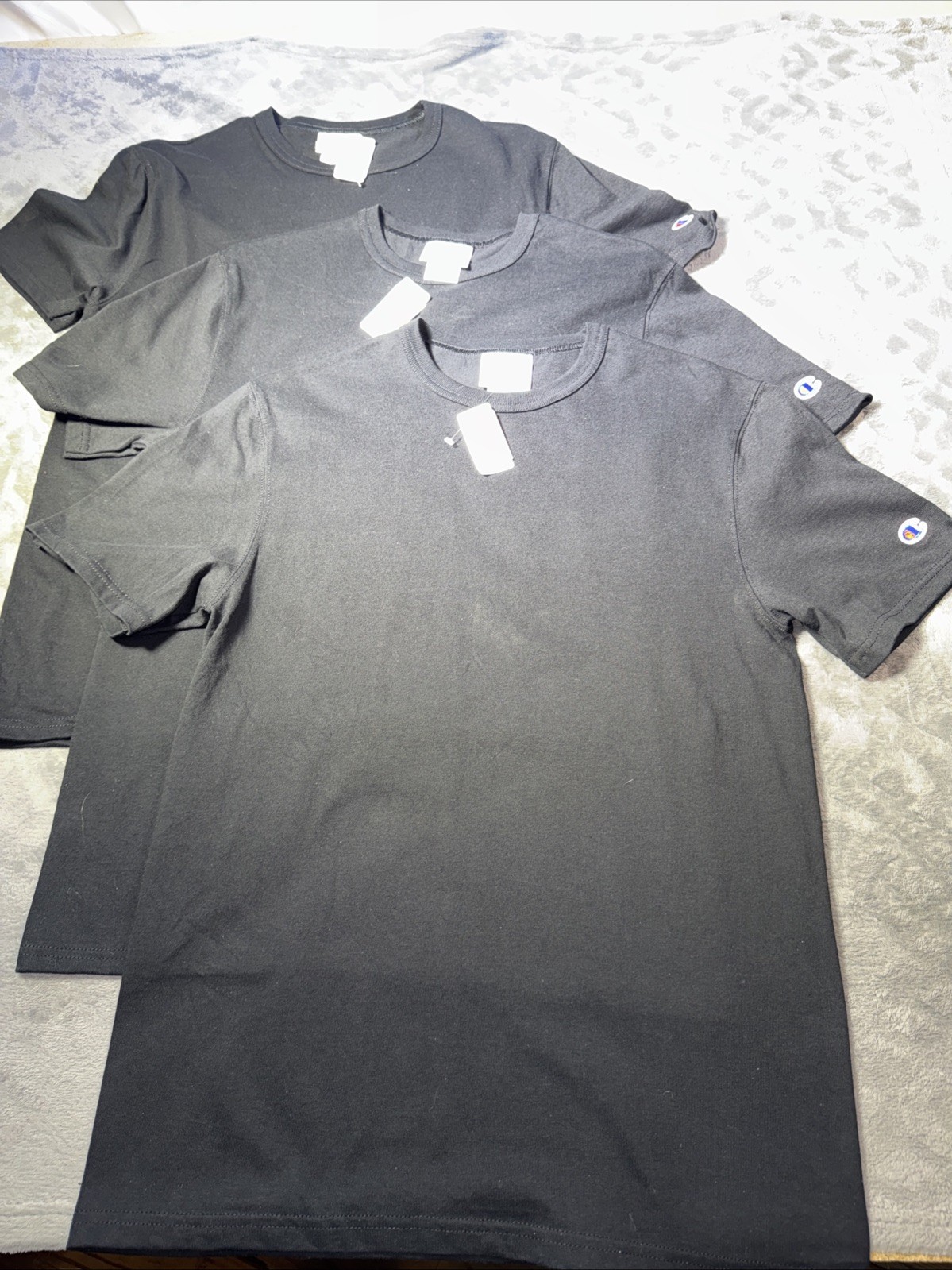 3 Champion Men’s Heritage T-Shirts Heavyweight GT19 100% Cotton Sz. Small NWT