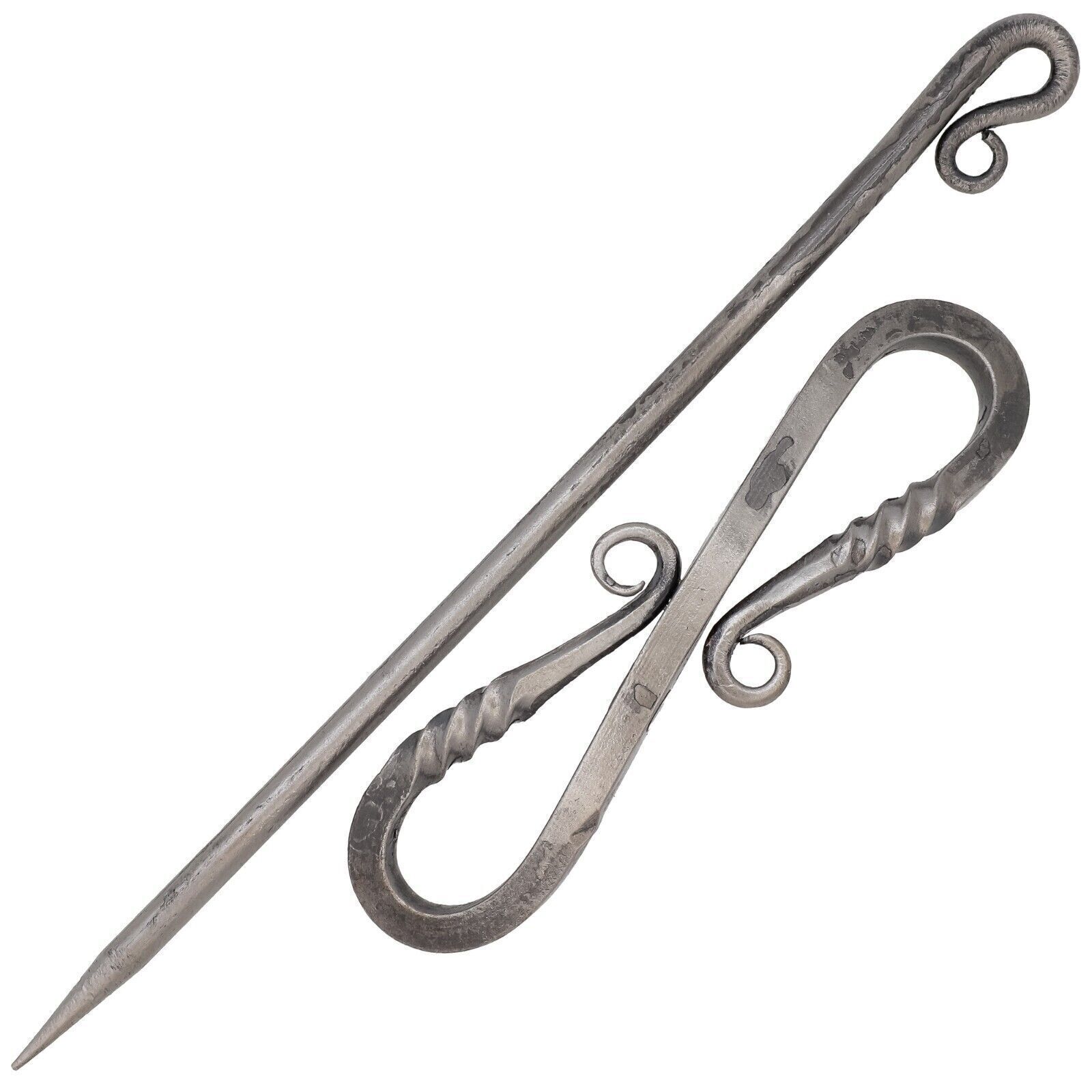 Medieval Inspired Gifts for Her Forged Iron Accessory Barrette Hair Stick Pin