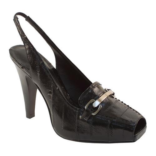 $180 JESSICA BENNETT Guepard Heels ~ NEW Black 6 & 6.5