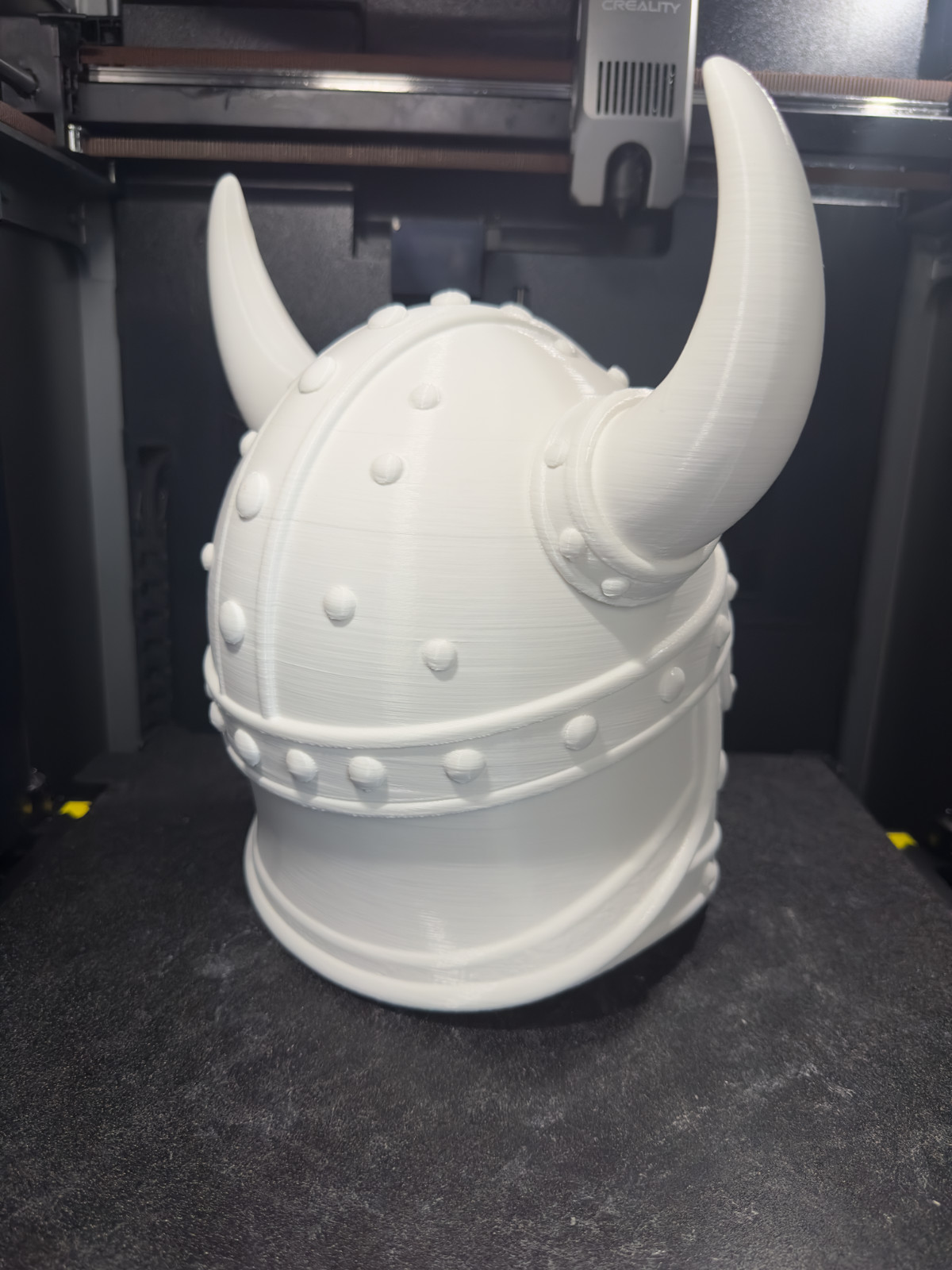3D Printed Viking Warrior Helmet for Kids Ages 5-10 | Horns | Cosplay | Unpainte