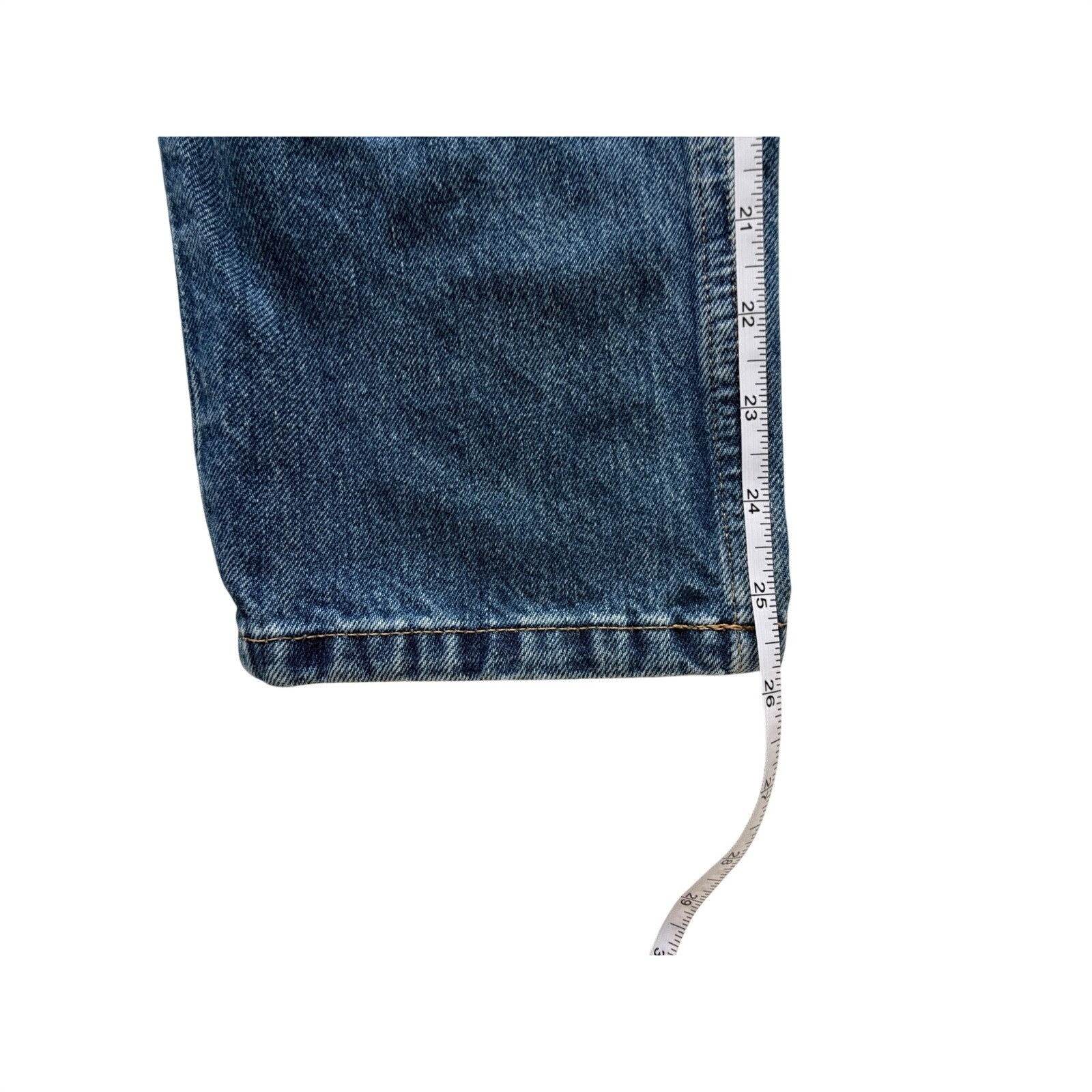 Everlane The Cheeky Jean Blue Denim High Rise Button Fly Straight Leg Jeans 28