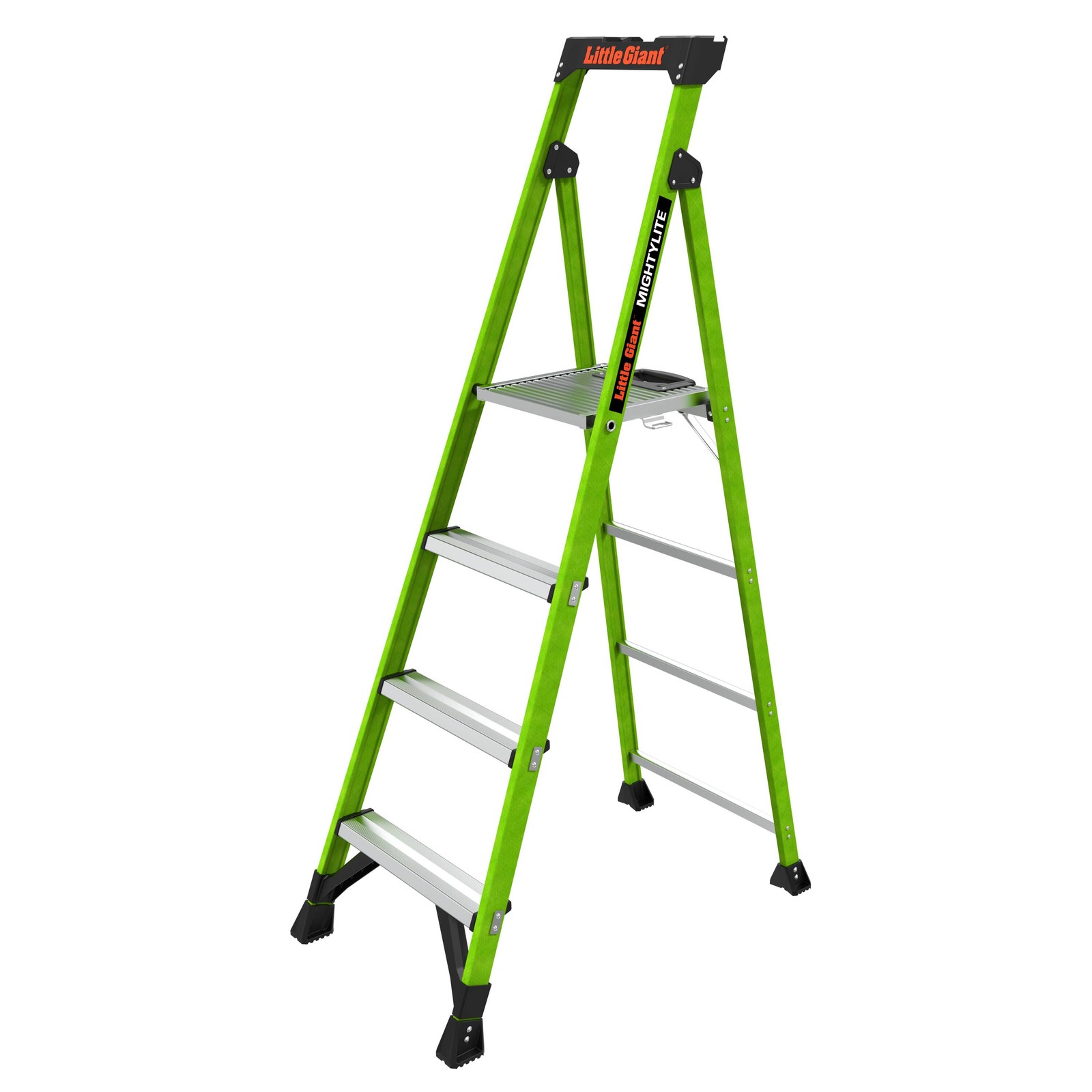 Little Giant Ladders MightyLite 6-ft ( 10-ft Reach Height ) Fiberglass Ty|126595