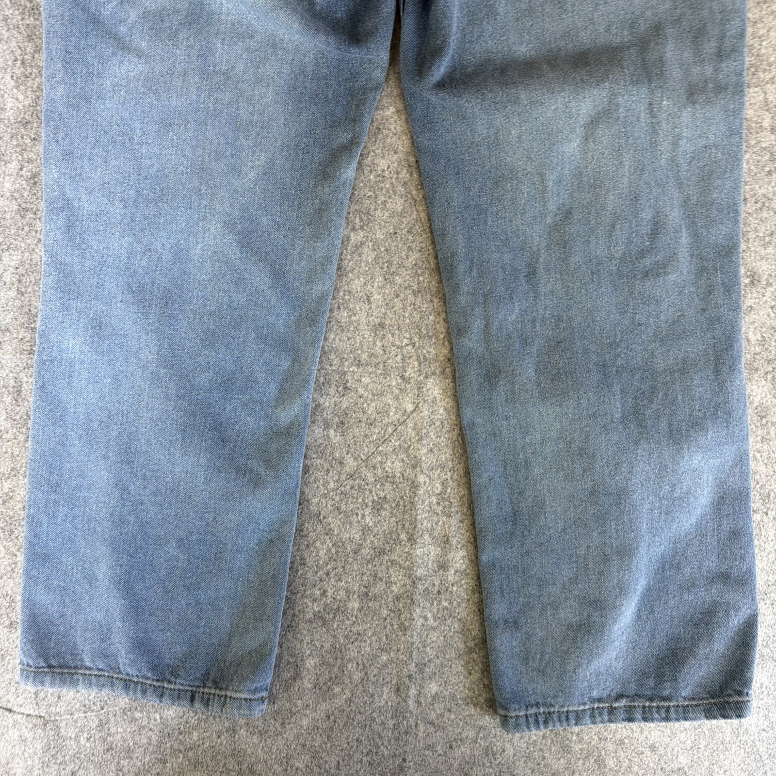 Man BoohooMan Jeans Men38 x 31 Blue Denim Distressed Doves Regular Fit
