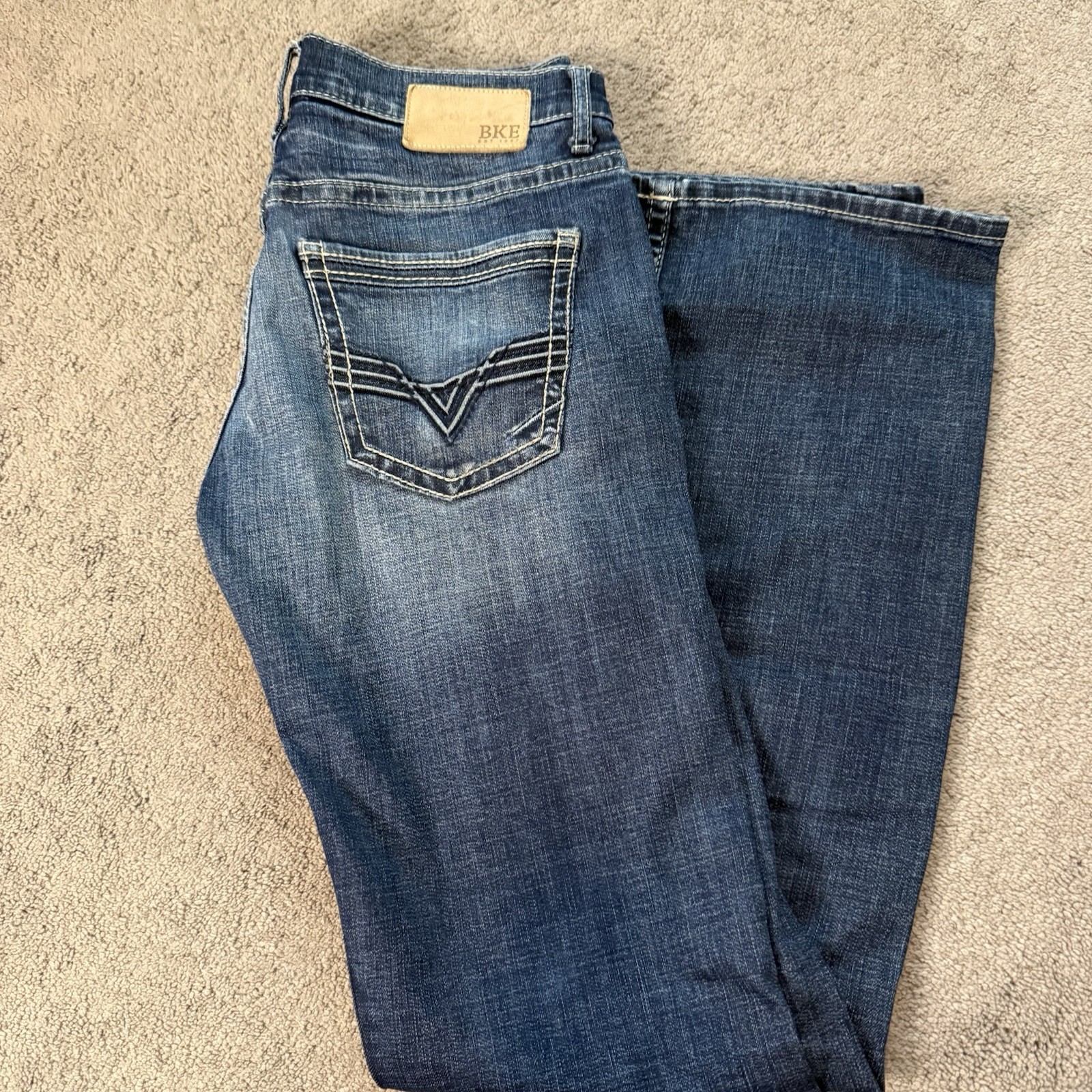BKE Aiden Bootleg Jeans Dark Wash Men’s 30×34