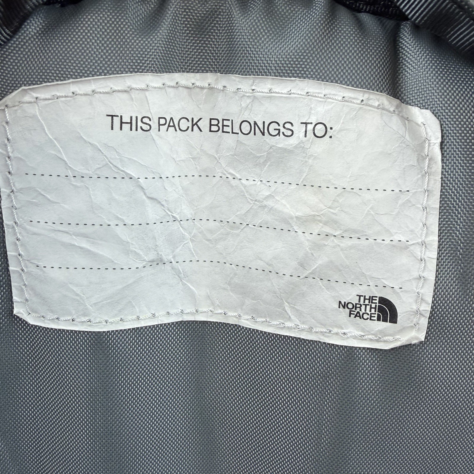 The North Face Backpack Recon Squash Black White Adjustable Strap Pockets
