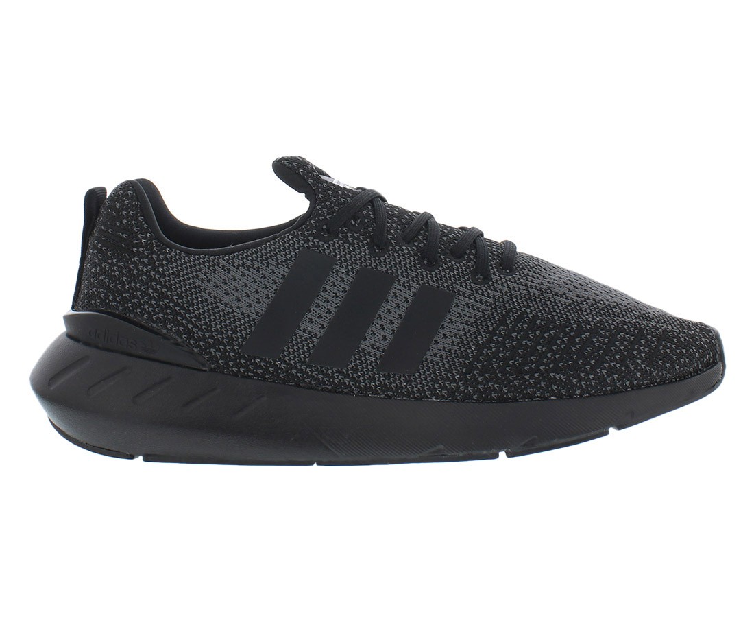Adidas Swift Run 22 Mens Shoes Size 8, Color: Core Black/Core Black/Grey Five