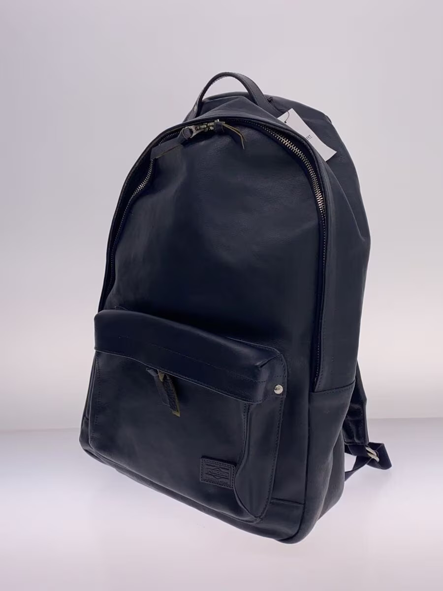 PORTER Backpack Leather NVY