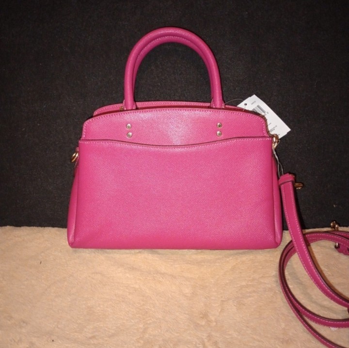 NWT Coach Mini Lilly Carryall in Bold Pink