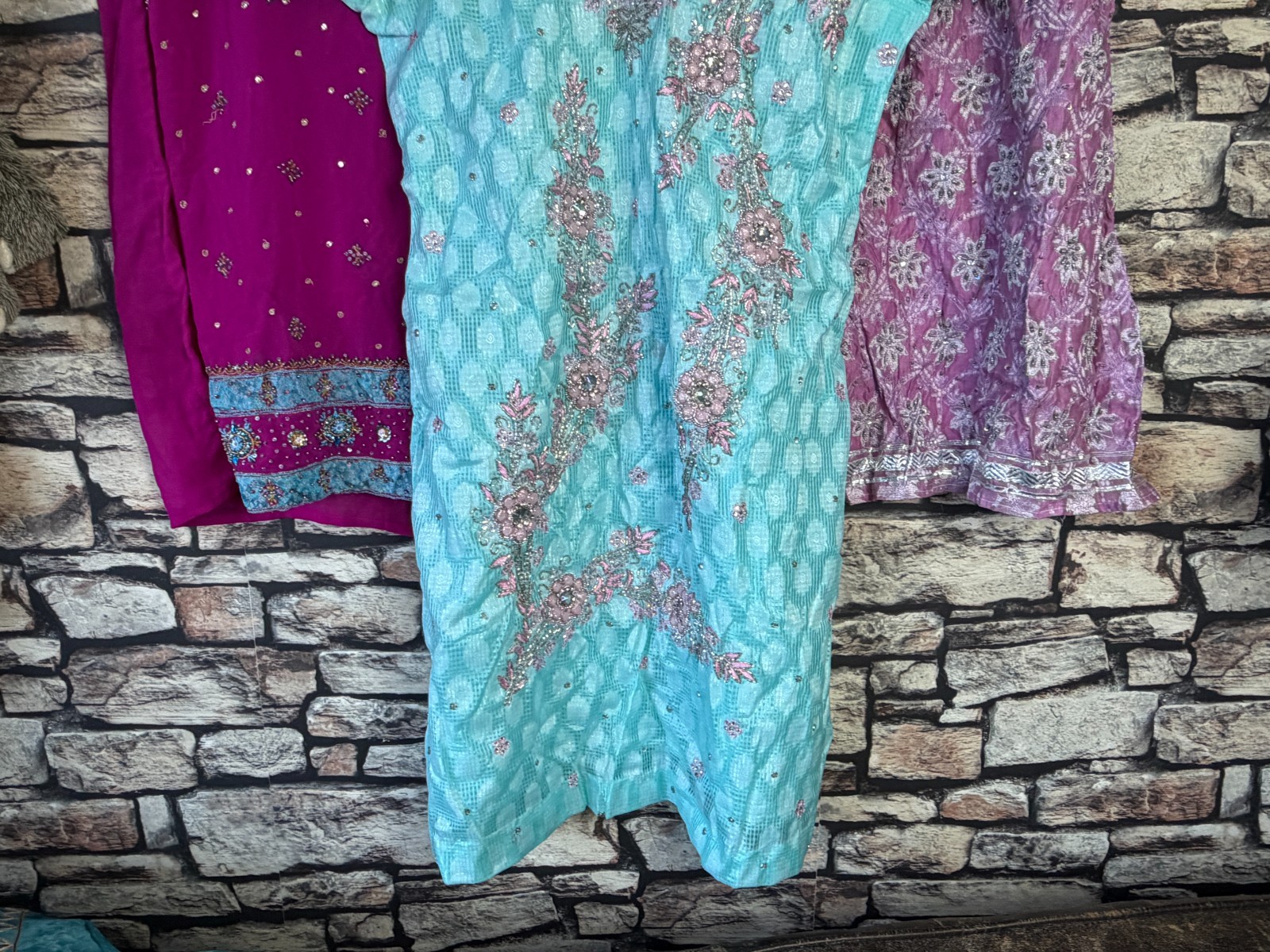 3x Asian Indian tunic kurti kurta style tops Large / 40 inch chest kameez dress