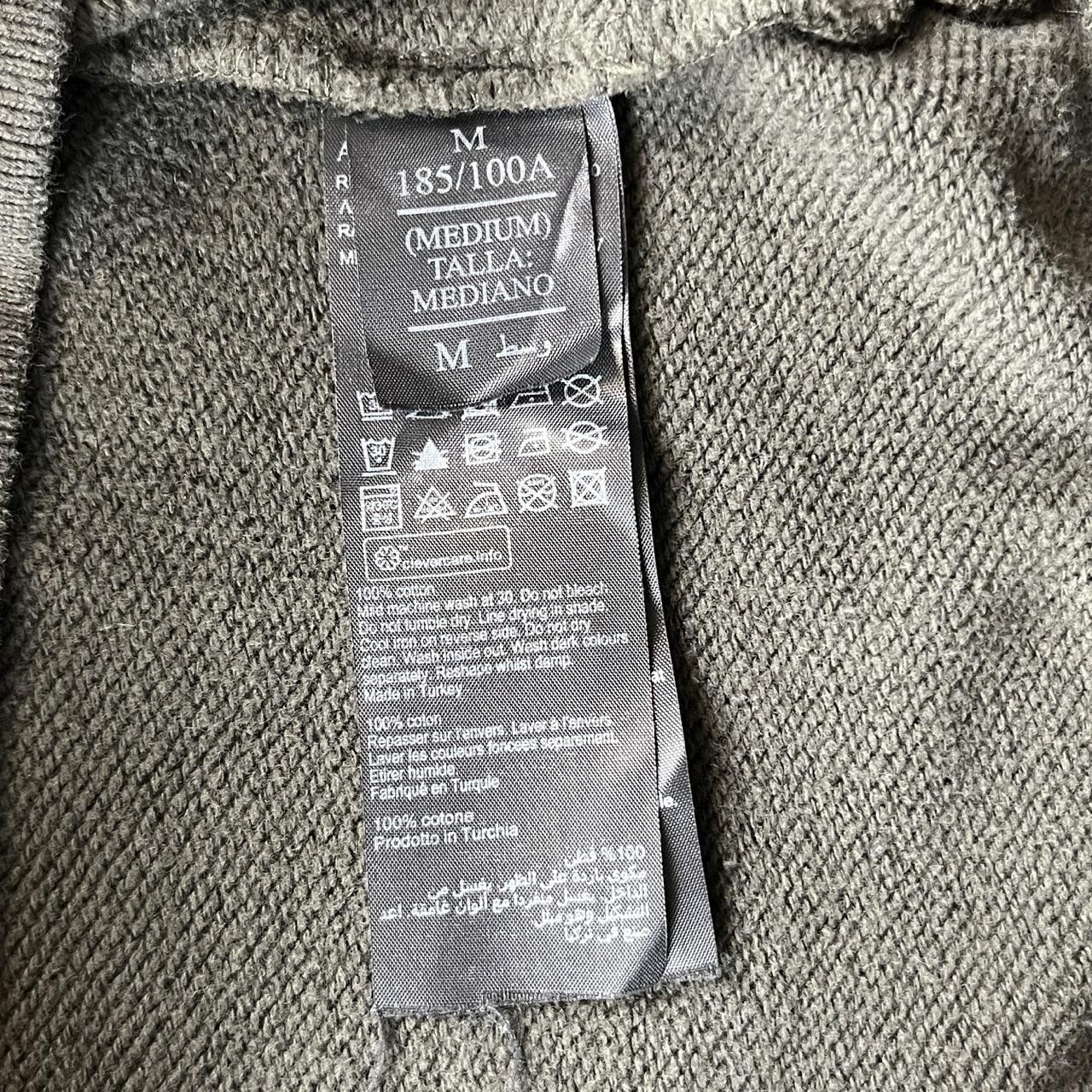 AllSaints Sweatshirt Mens Medium Olive Green Raven Crewneck Terry Ramskull Logo