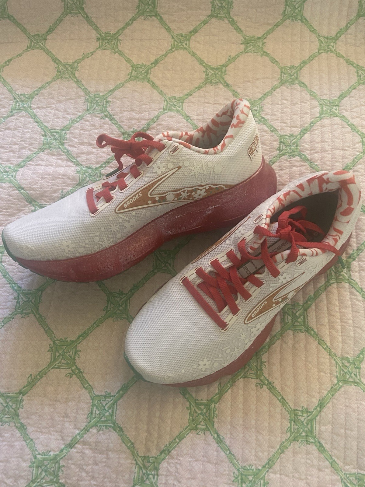 Brooks Glycerin 20 Merry Run Christmas Unisex Size 8 Running Shoes! NWOB!