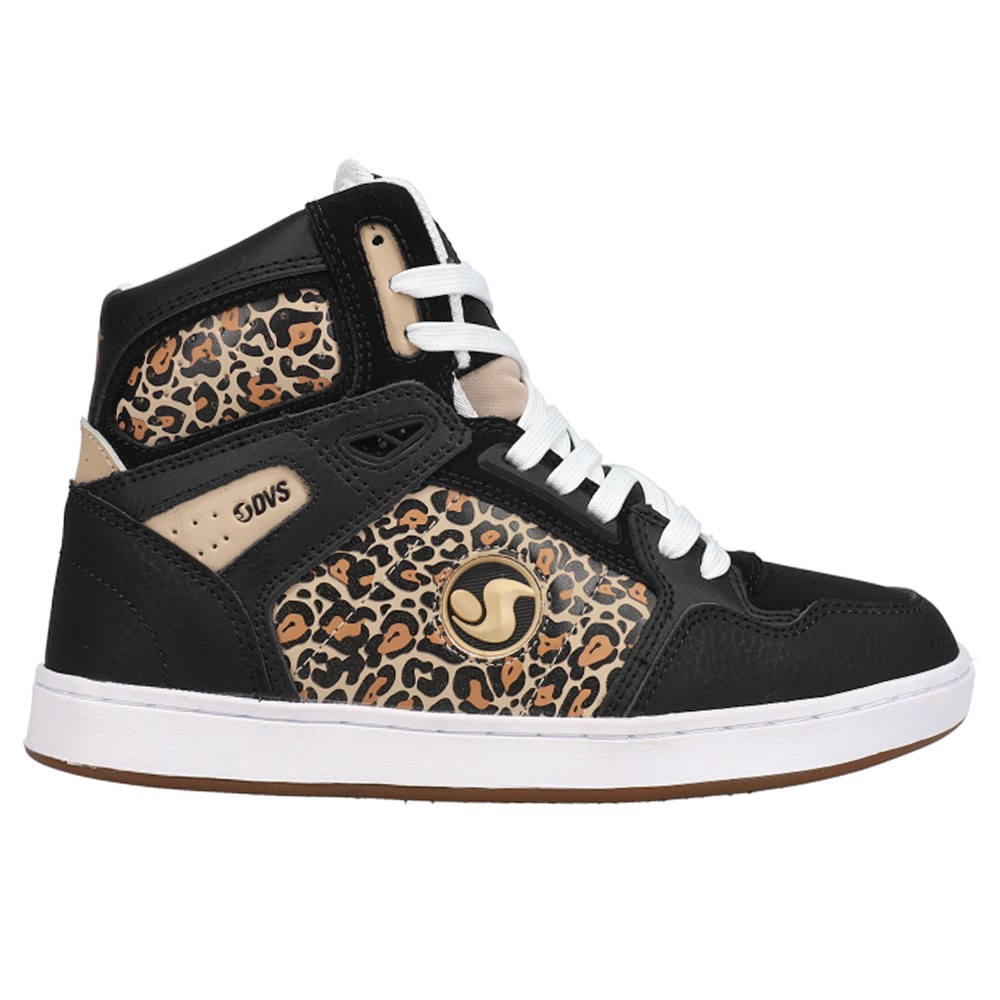 DVS Honcho High Top Skate Womens Black Sneakers Casual Shoes DVF0000333005