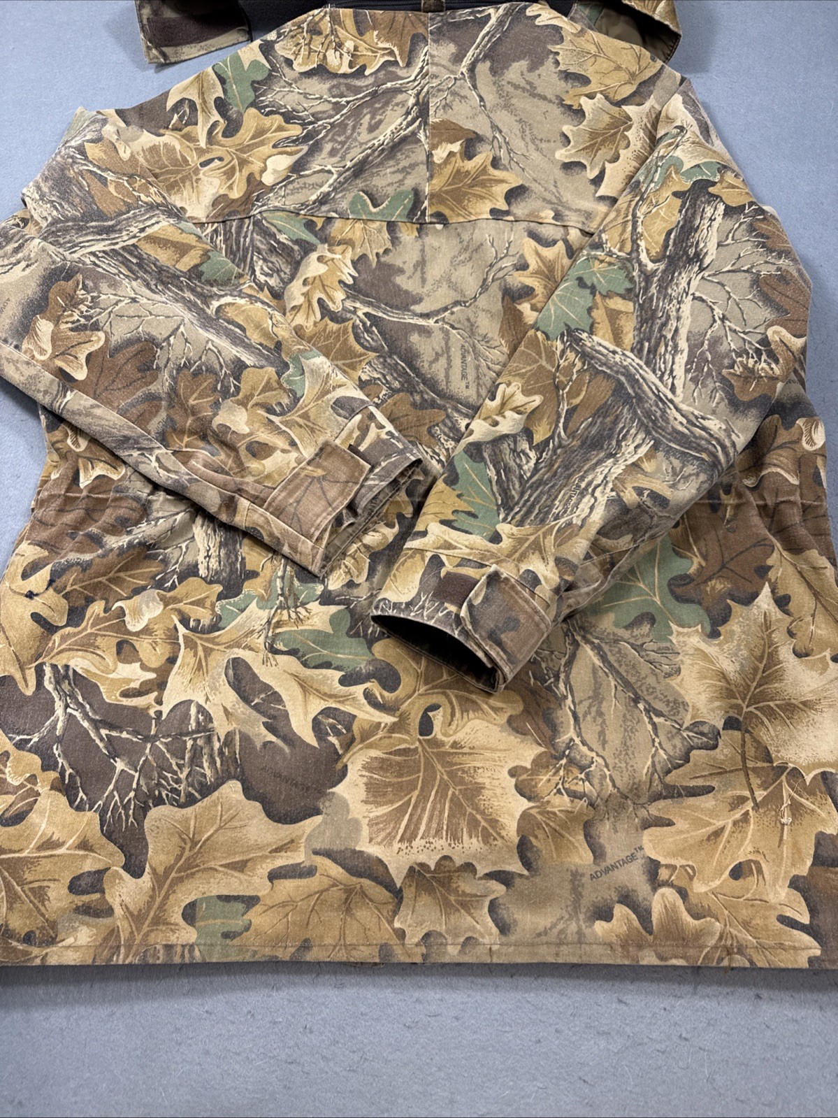 VTG 10X Gore-Tex Rain Hunting Jacket Mens Sz L Large Realtree Camo USA MADE