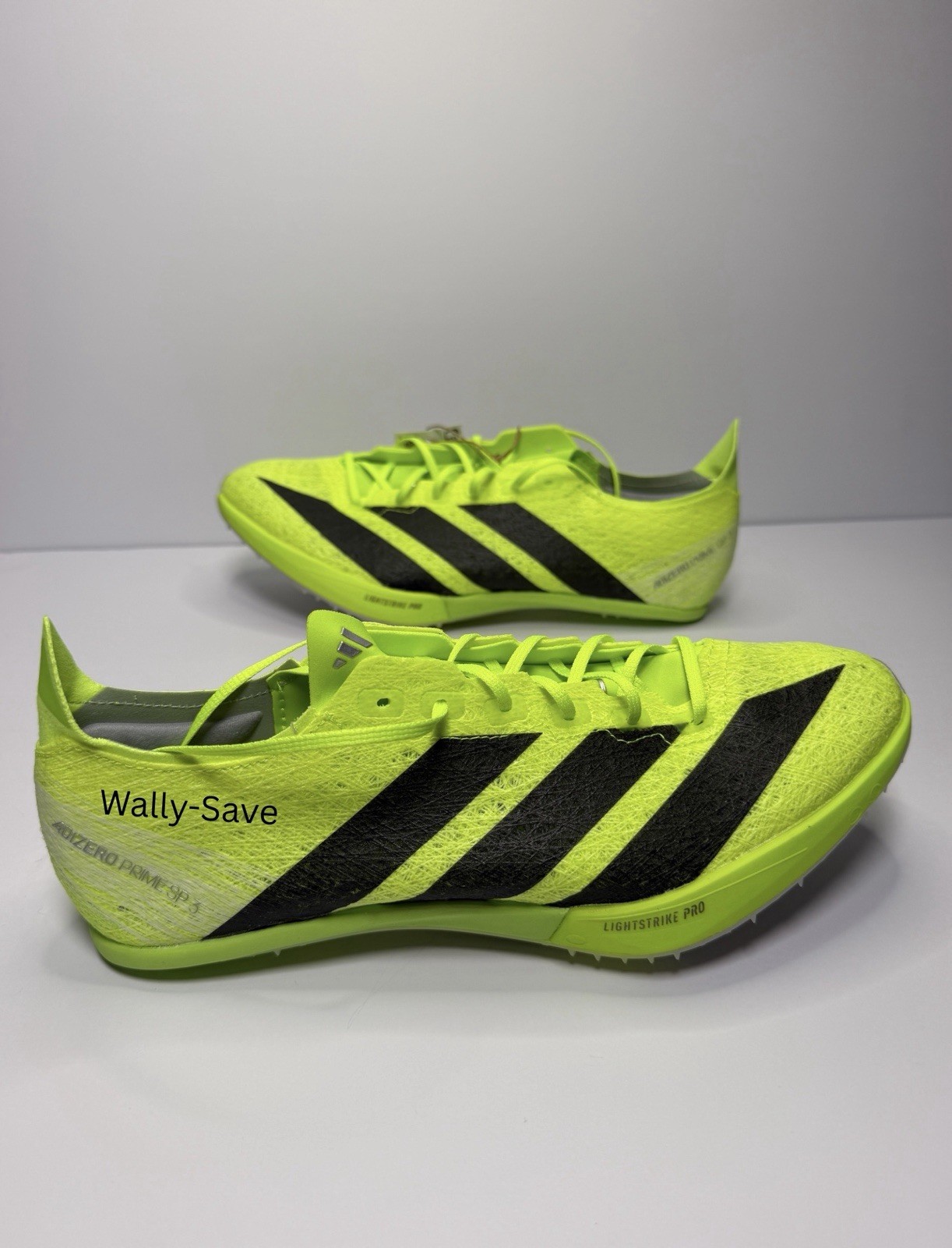 Men’s Size 9 / Women’s 10 – adidas Adizero Prime SP 3 Strung Lucid Lemon Black