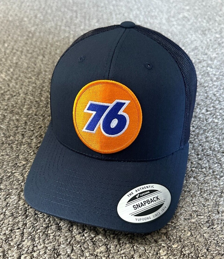 Union 76 Hat Vintage Oil Snapback Trucker Mesh Cap Handcrafted in Florida