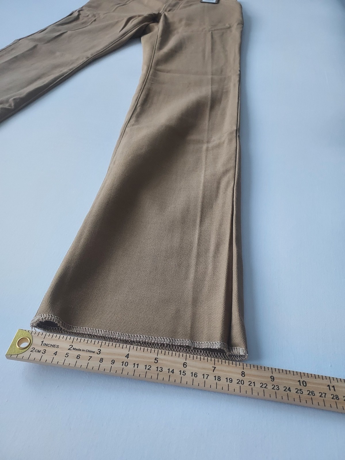 Filson Fenimore Cotton Twill Pants Sz 28 Unhemmed Warm Khaki 1101726 MADE IN USA