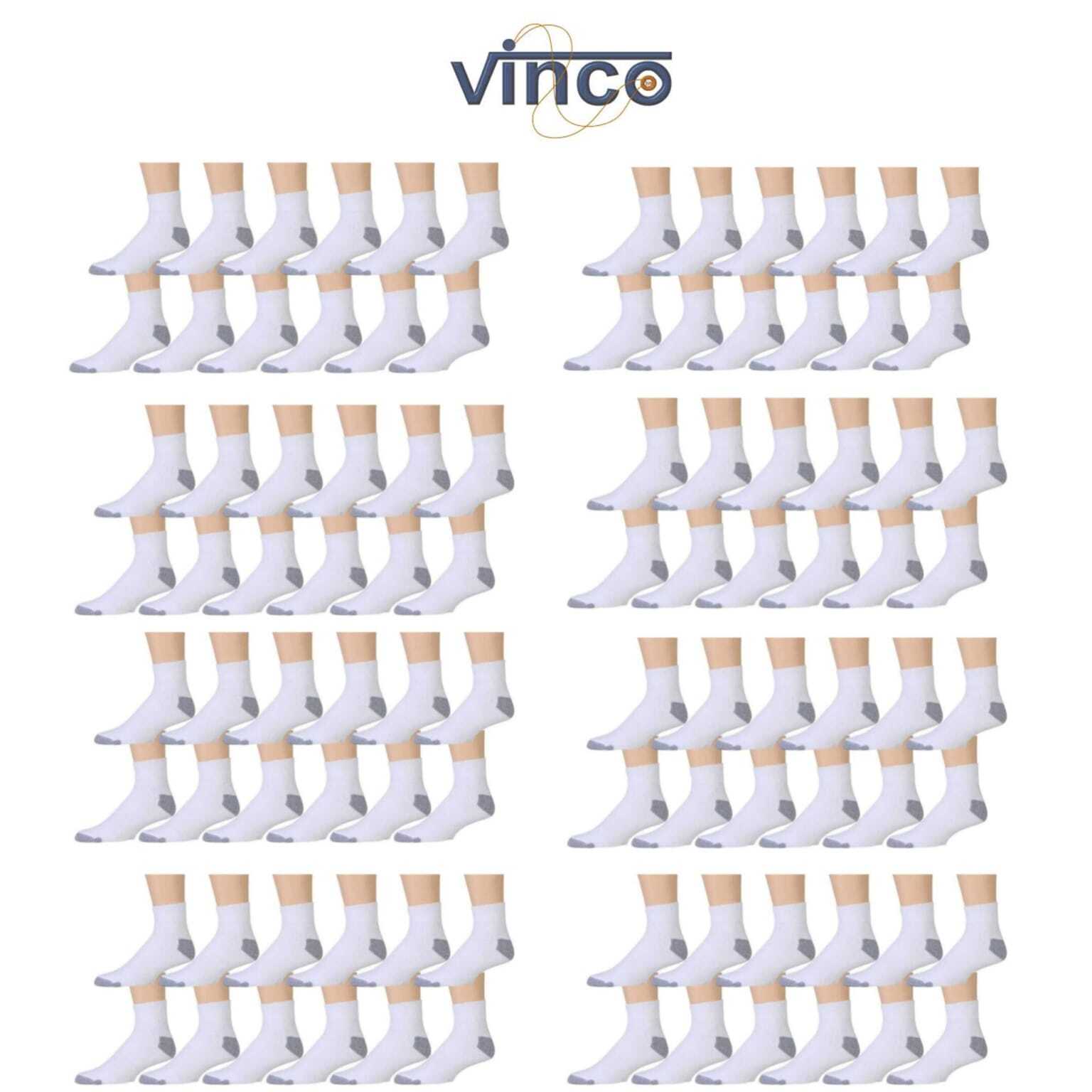 Wholesale Bulk Lot Men Ankle Quarter Socks Cotton Sports Socks Size 9-11, 10-13