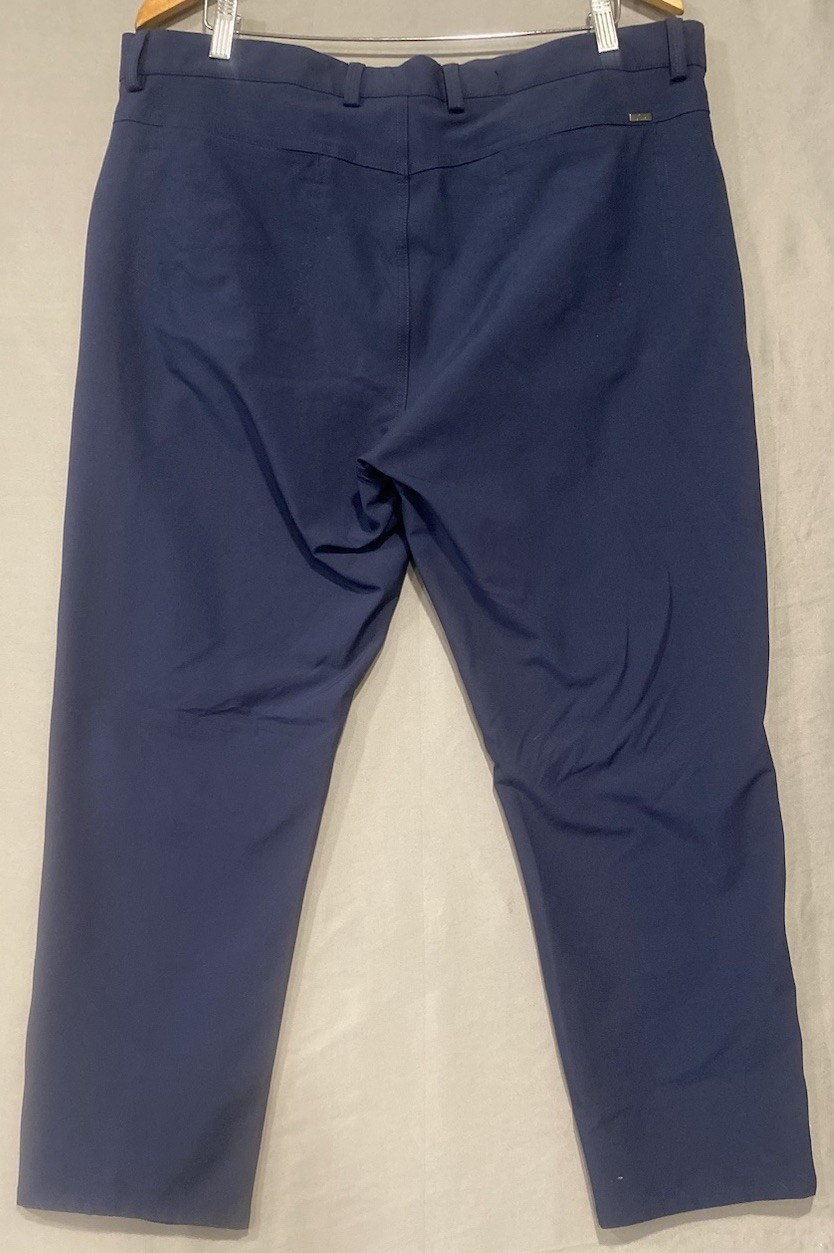 Greg Norman Men’s Pants 38×29 Blue Stretch Performance Golf Vacation Casual