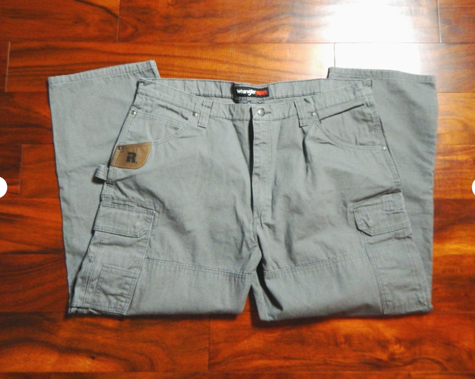 Wrangler Riggs Men’s Workwear Carpenter Olive Green Pants Size W42/L30
