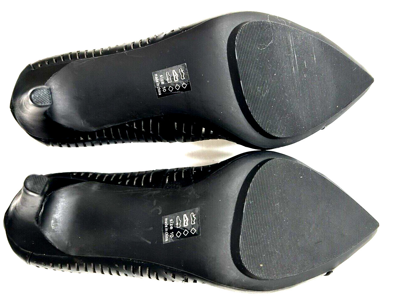 Michael Antonio 4 3/4″ High Size 10 Black Manmade NWOB Women’s Heels