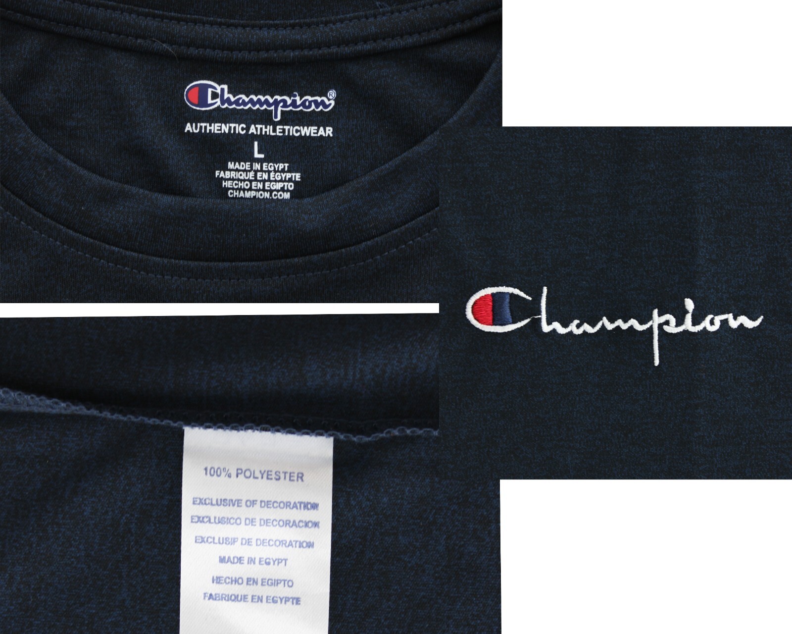 Champion Men’s Muscle T-Shirt Sleeveless Double Dry Moisture Wicking Sports Tee