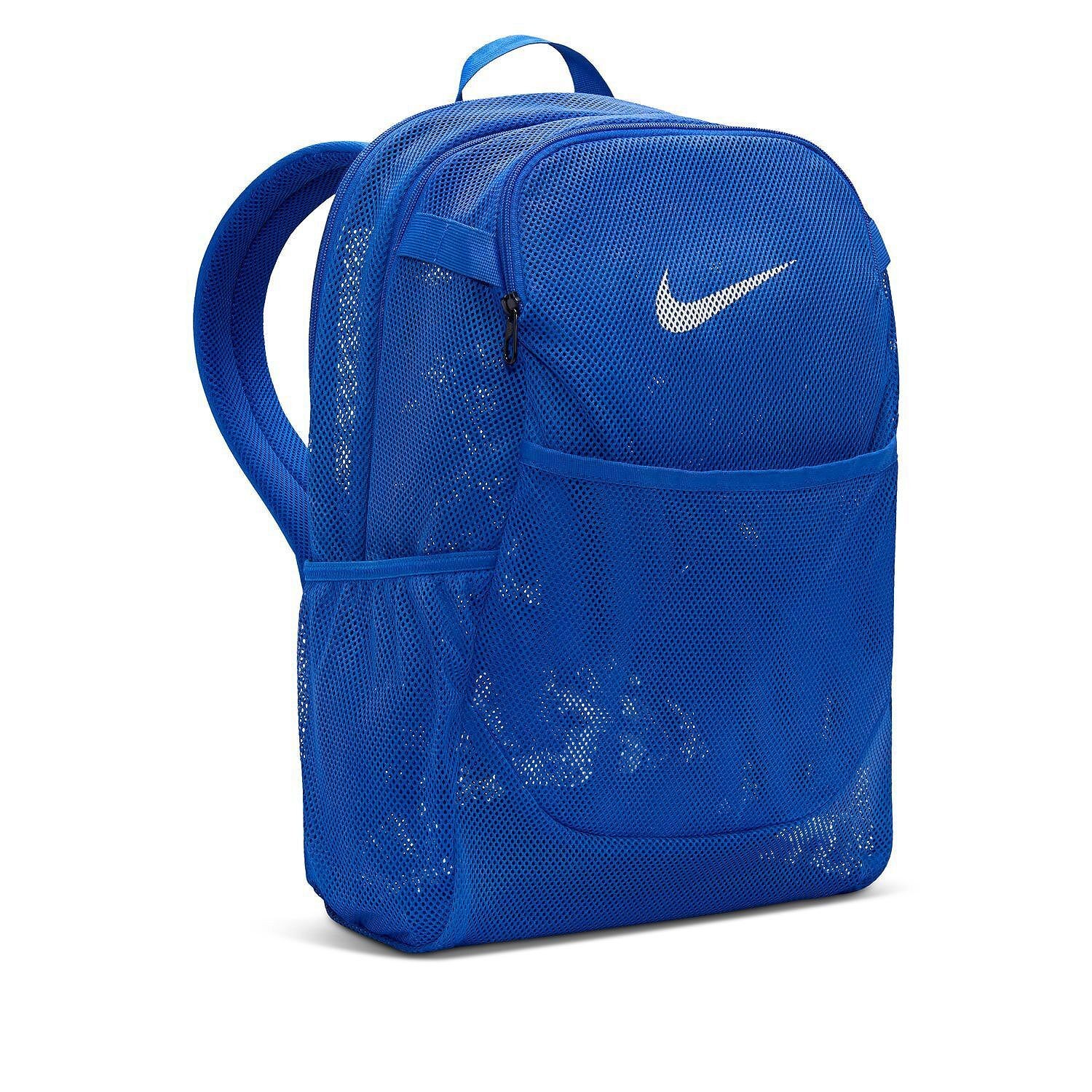 Nike Brasilia Mesh Training Backpack One Size Blue White New BA6050-480