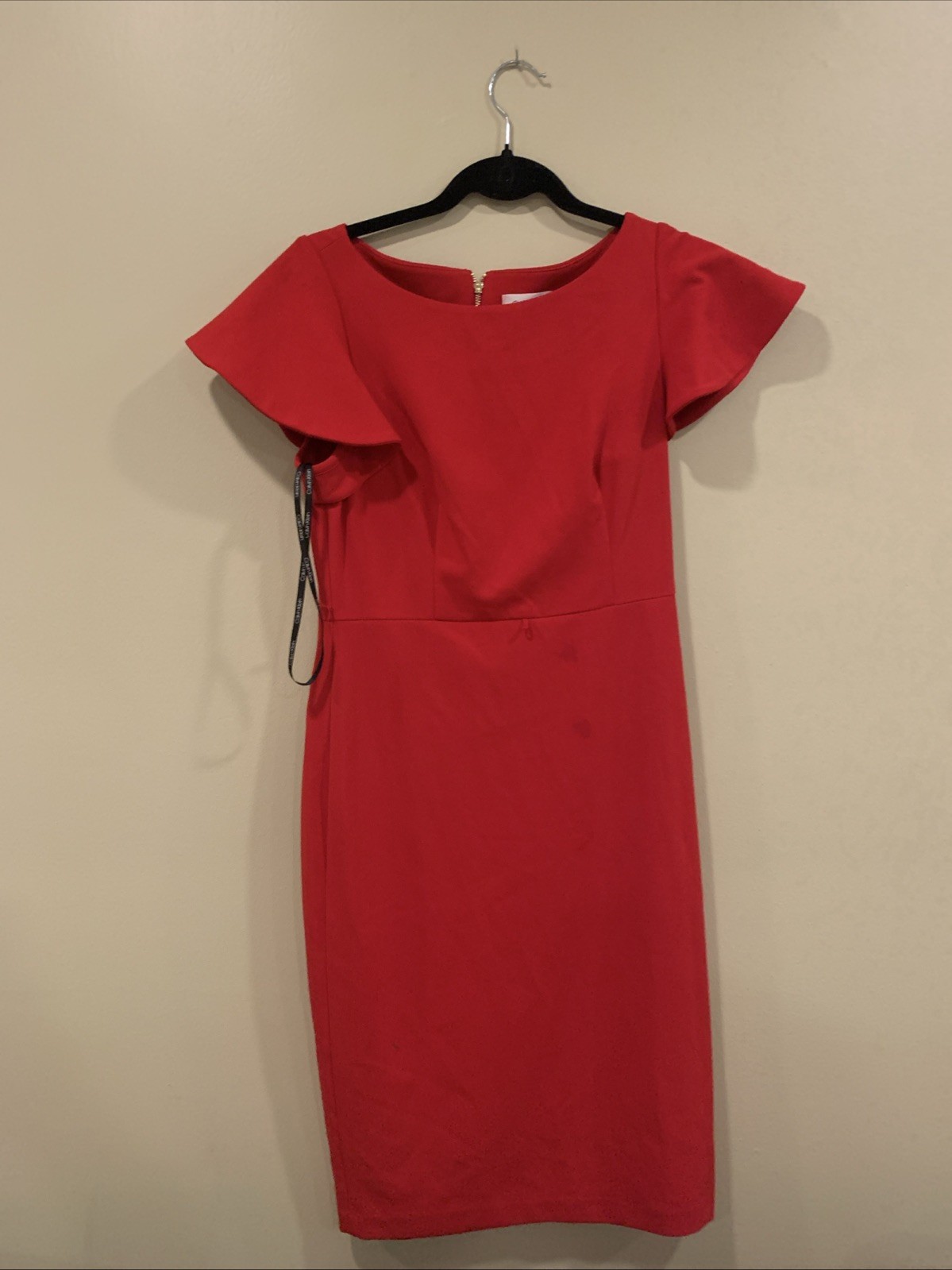 Calvin Klein Women’s Red Dress Size 6