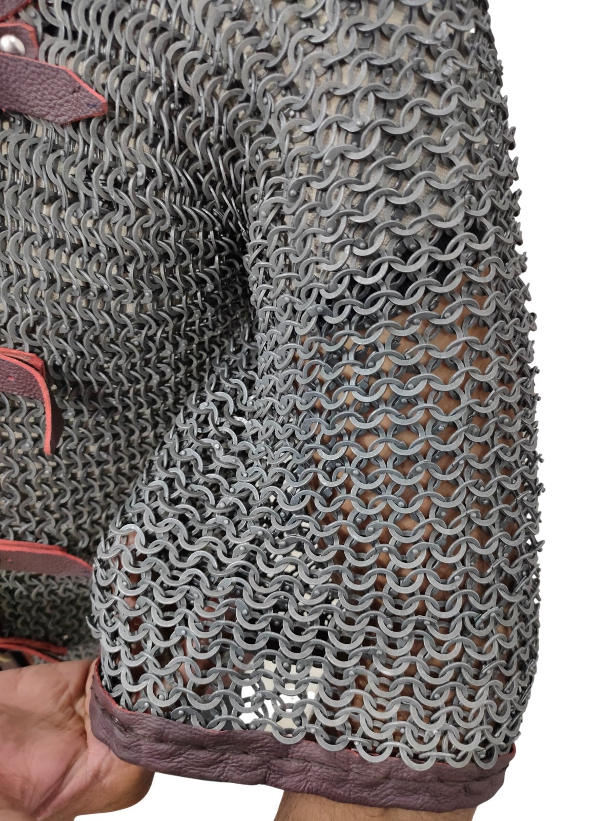 Medieval Mild Steel Butted Chainmail Shirt