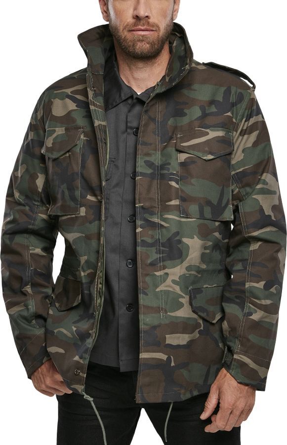 BRANDIT M-65 STYLE FIELD JACKET, Woodland Camo